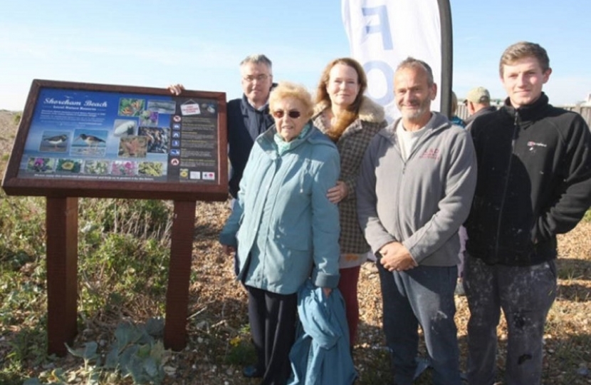 New Information Boards on Shoreham Beach Nature Reserve