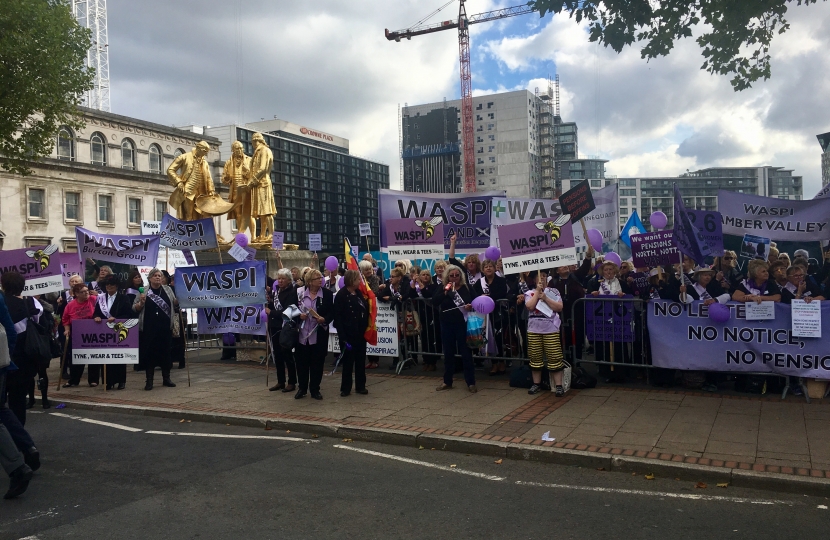 Presentation from a WASPI woman