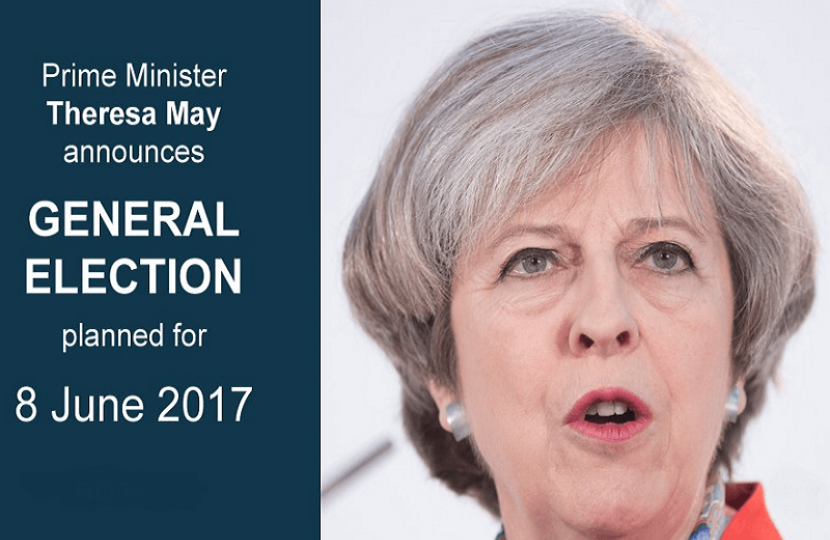 Statement: Theresa May seeks general election