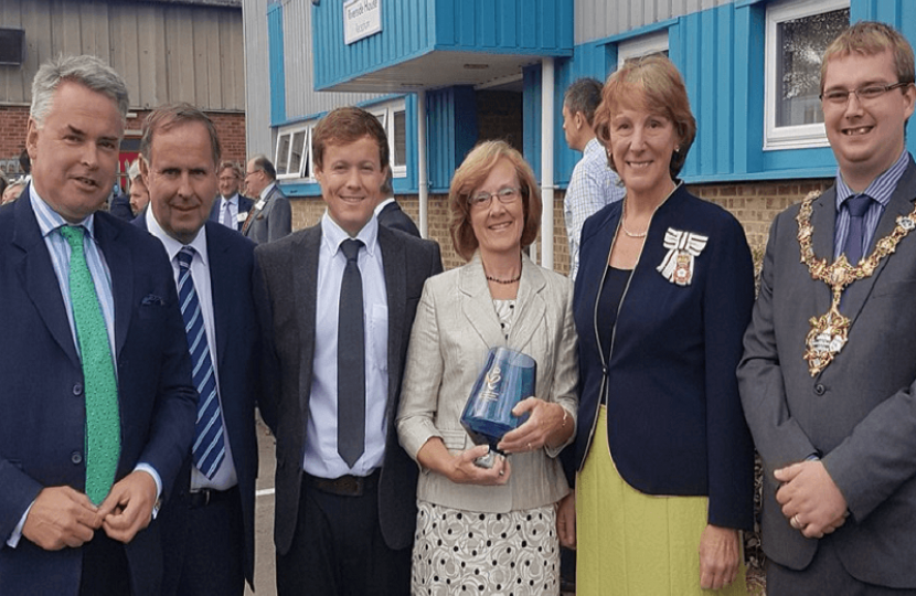 Peter & Miriam Webb celebrate 3rd Queen's Award