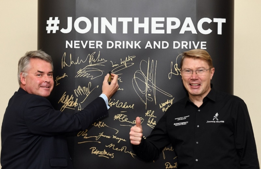 Tim Loughton MP Joins the Pact To Never Drink and Drive