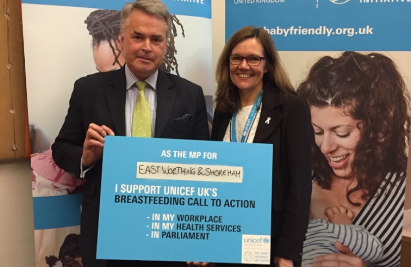 Tim Loughton MP back breastfeeding