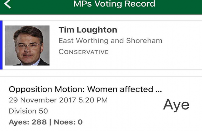 WASPI motion - Passed!