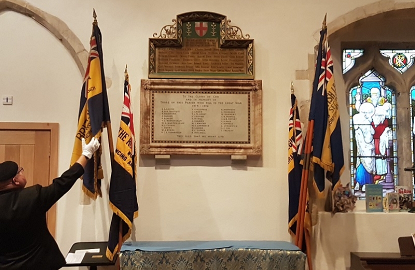 Re-dedication of Lancing British Legion