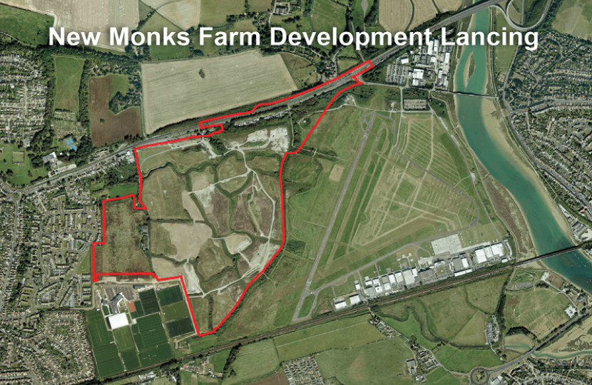 Spearheading comprehensive rejection of New Monks Farm proposals 