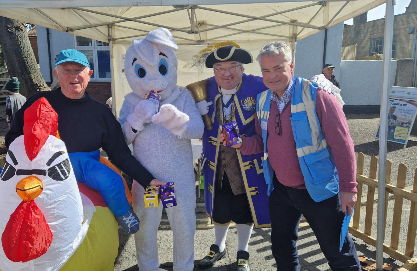 Lancing Parish Council Easter Sunday egg hunt