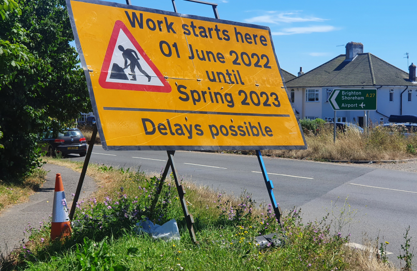 A27 sign