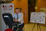 “On Your Bike!” local MP Tim Loughton Raises Money for The Royal British Legion’s Poppy Appeal