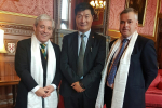 Sikyong of the Tibetan Parliament in Exile visits Parliament