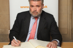 Tim Loughton MP signs Holocaust Educational Trust Book of Commitment  