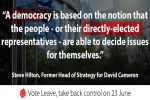 Vote Leave to reclaim our democracy