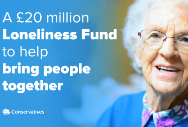 £20 million investment to help tackle loneliness