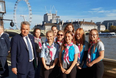 Worthing Rangers visit Parliament for PMQs